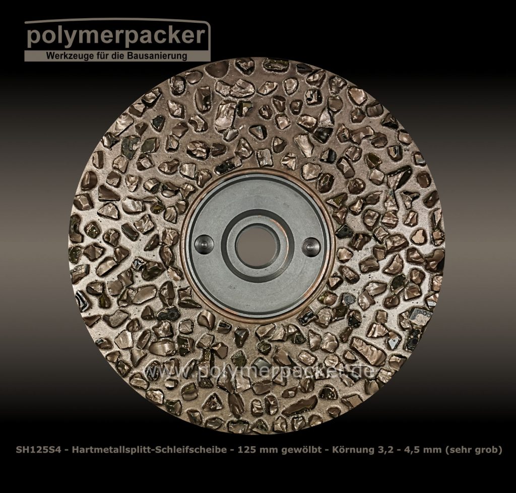 opraken hebben zich vergist voorspelling Polymerpacker - Hardmetalen slijpschijf 125 mm uitvoering gebogen