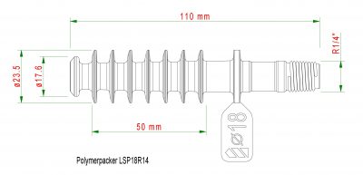Injektionspacker LSP18R14 für Bohrloch 18 mm