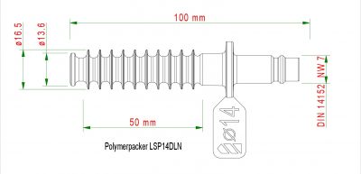 Injektionspacker LSP14DLN für Bohrloch 14 mm