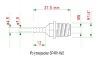 Injektionspacker SP4R14M6 für Bohrloch 4 mm