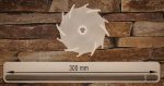 Dissolver 100 mm aus Polyamid 6 mit Dissolverwelle 300 mm lang, aus 10 mm sechskant Edelstahl rostfrei