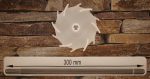 Dissolver 100 mm aus Polyamid 6 mit Dissolverwelle 300 mm lang, aus 10 mm sechskant Edelstahl rostfrei mit Zapfen 10 mm zur Verwendung in Bohrfuttern bis max. 10 mm (3/8")