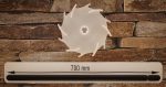 Dissolver 100 mm aus Polyamid 6 mit Dissolverwelle 700 mm lang, aus 10 mm sechskant Stahl