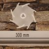 Dissolver 75 mm aus Polyamid 6 mit Dissolverwelle 300 mm lang, aus 8 mm sechskant Edelstahl rostfrei