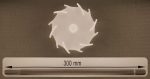 Dissolver 100 mm für Lebensmitteln und Medizintechik mit Dissolverwelle 300 mm lang mit Zapfen 10 mm