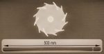 Dissolver 100 mm für Lebensmitteln und Medizintechik mit Dissolverwelle 500 mm lang