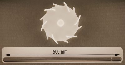 Dissolver 100 mm für Lebensmitteln und Medizintechik mit Dissolverwelle 500 mm lang