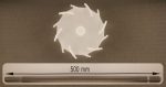 Dissolver 100 mm für Lebensmitteln und Medizintechik mit Dissolverwelle 500 mm lang mit Zapfen 10 mm