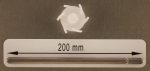 Dissolver 45 mm für Lebensmitteln und Medizintechik mit Dissolverwelle 200 mm lang