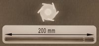 Dissolver 45 mm für Lebensmitteln und Medizintechik mit Dissolverwelle 200 mm lang