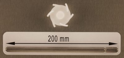 Dissolver 45 mm für Lebensmitteln und Medizintechik mit Dissolverwelle 200 mm lang