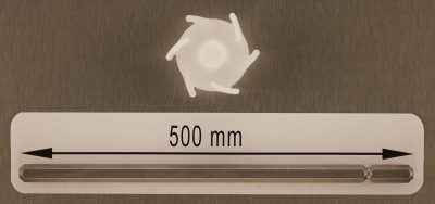Dissolver 45 mm für Lebensmitteln und Medizintechik mit Dissolverwelle 500 mm lang