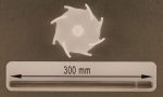 Dissolver 75 mm für Lebensmitteln und Medizintechik mit Dissolverwelle 300 mm lang
