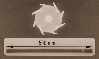 Dissolver 75 mm für Lebensmitteln und Medizintechik mit Dissolverwelle 500 mm lang