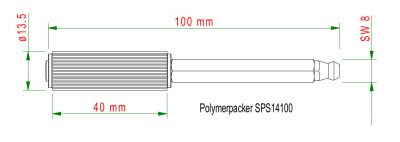 Injektionspacker SPS14100 mit erweitertem Spannbereich für Bohrloch 10 mm