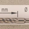Hochleistungs- Hartmetall- Gesteinsbohrer 14 x 400 mm mit 4 Vollhartmetall-Schneiden