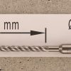 Hochleistungs- Hartmetall- Gesteinsbohrer 6 x 100 mm mit 4 Vollhartmetall-Schneiden