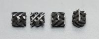 Statikmischer Statik-Gittermischer 9,4 mm x 9,4 mm aus Polyamid 6 mit 50% Glasfaserfüllung.